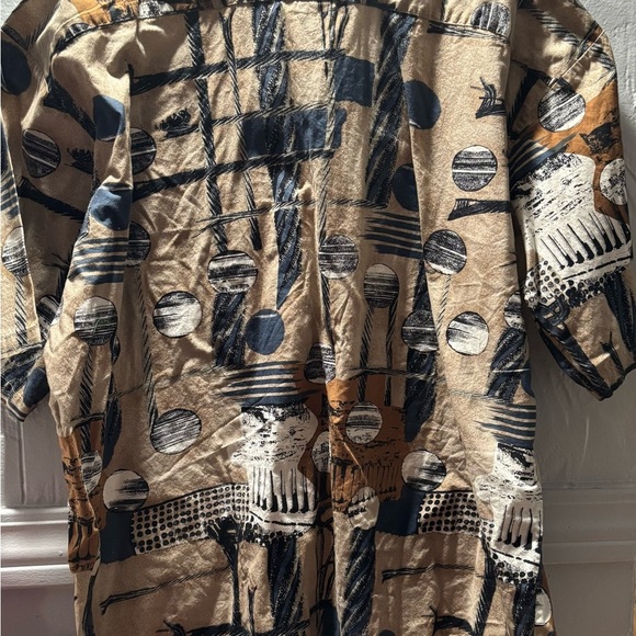 Expressions Multicolor Abstract Shirt - Picture 8 of 10